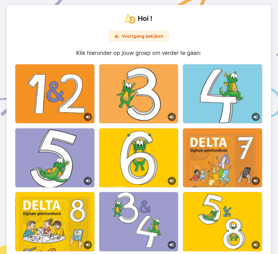 Groepen kiezen in Delta.school